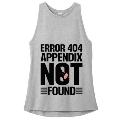 Appendicitis Scar Appendectomy Appendix Surgery Recovery Ladies PosiCharge Tri-Blend Wicking Tank