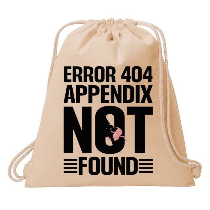 Appendicitis Scar Appendectomy Appendix Surgery Recovery Drawstring Bag