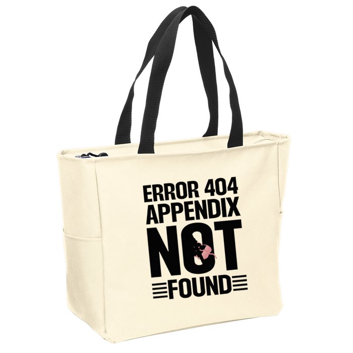 Appendicitis Scar Appendectomy Appendix Surgery Recovery Zip Tote Bag