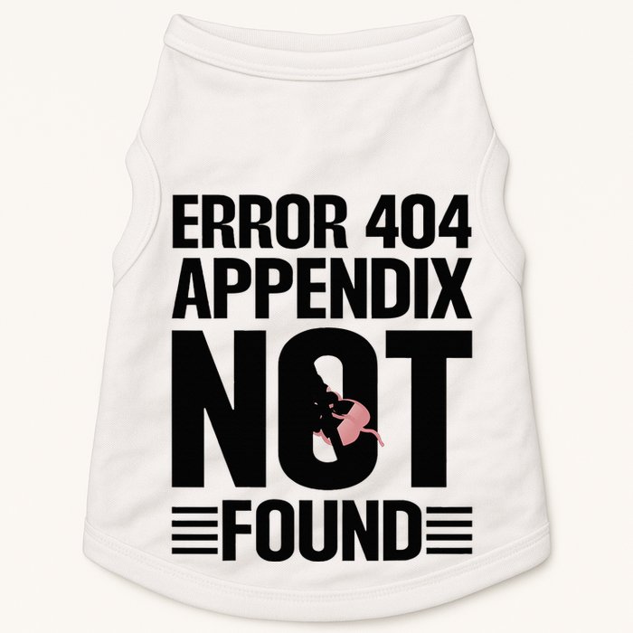 Appendicitis Scar Appendectomy Appendix Surgery Recovery Doggie Tank