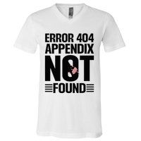 Appendicitis Scar Appendectomy Appendix Surgery Recovery V-Neck T-Shirt
