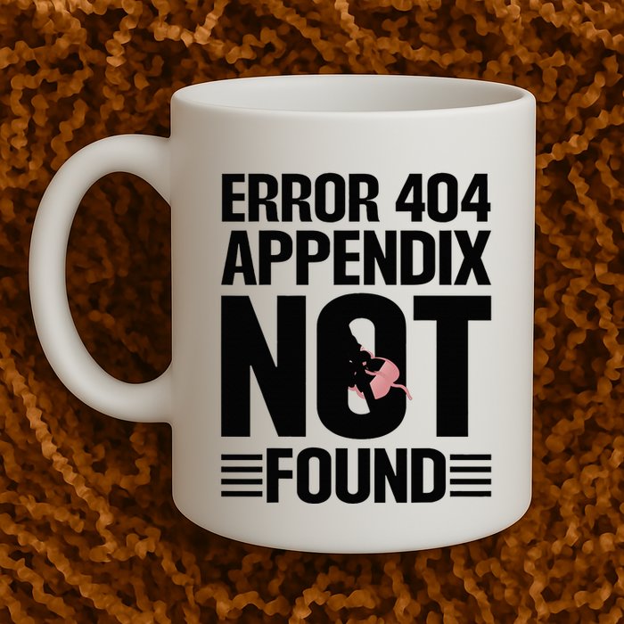 Appendicitis Scar Appendectomy Appendix Surgery Recovery Mug