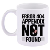 Appendicitis Scar Appendectomy Appendix Surgery Recovery 11oz C Handle Ceramic Mug