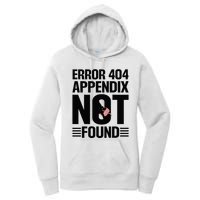 Appendicitis Scar Appendectomy Appendix Surgery Recovery Women's Pullover Hoodie