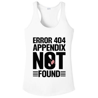 Appendicitis Scar Appendectomy Appendix Surgery Recovery Ladies PosiCharge Competitor Racerback Tank