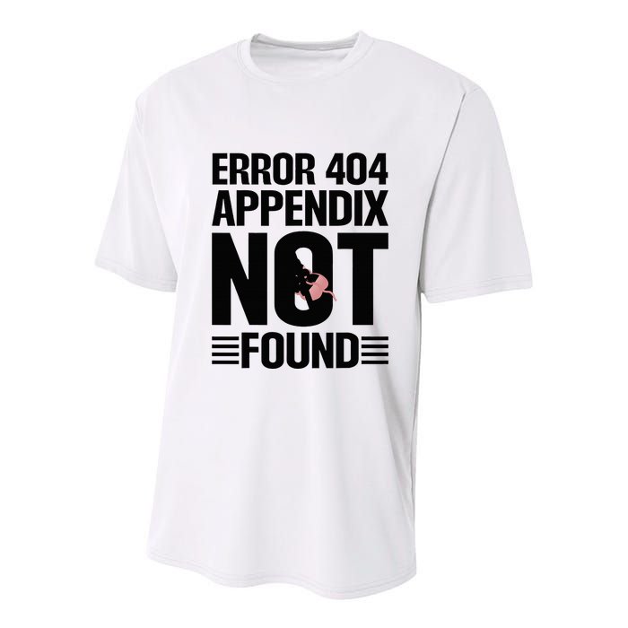 Appendicitis Scar Appendectomy Appendix Surgery Recovery Youth Performance Sprint T-Shirt