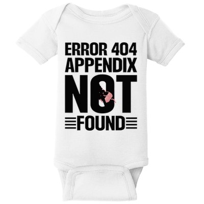 Appendicitis Scar Appendectomy Appendix Surgery Recovery Baby Bodysuit