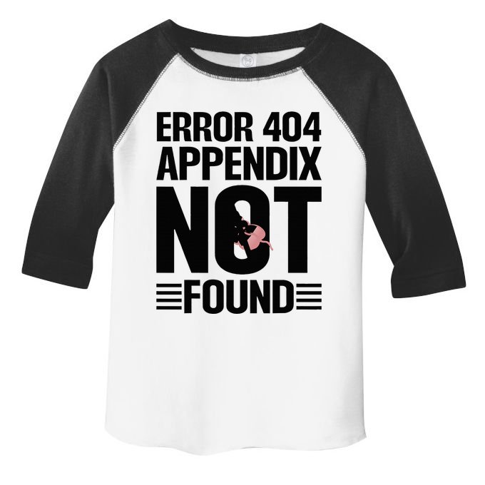 Appendicitis Scar Appendectomy Appendix Surgery Recovery Toddler Fine Jersey T-Shirt