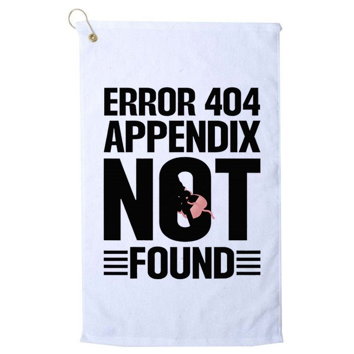 Appendicitis Scar Appendectomy Appendix Surgery Recovery Golf Towel