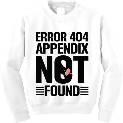 Appendicitis Scar Appendectomy Appendix Surgery Recovery Kids Sweatshirt