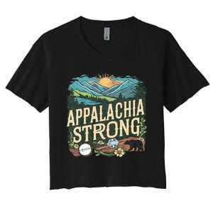 Appalachia Strong Women's Crop Top Tee