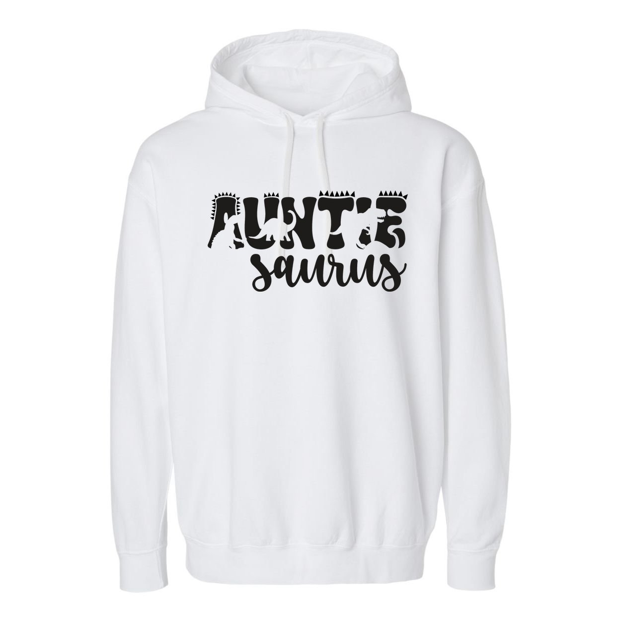 Auntie Saurus Garment-Dyed Fleece Hoodie