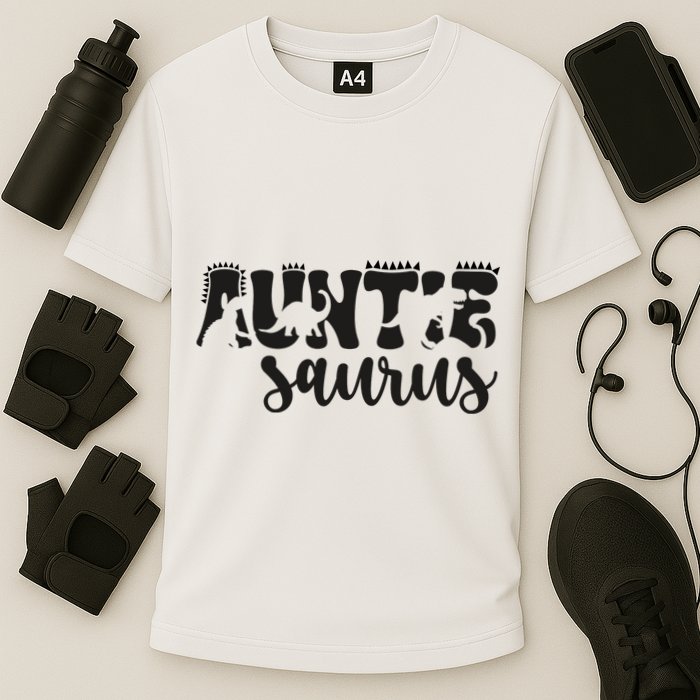 Auntie Saurus Cooling Performance Crew T-Shirt