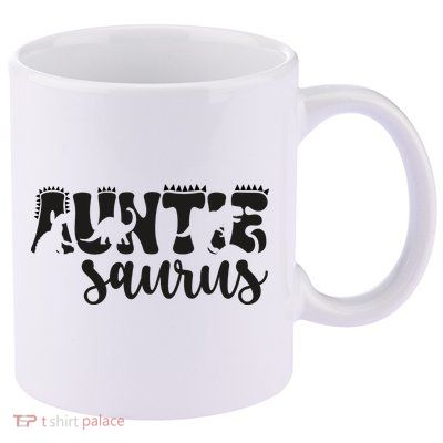 Auntie Saurus 11oz C Handle Ceramic Mug