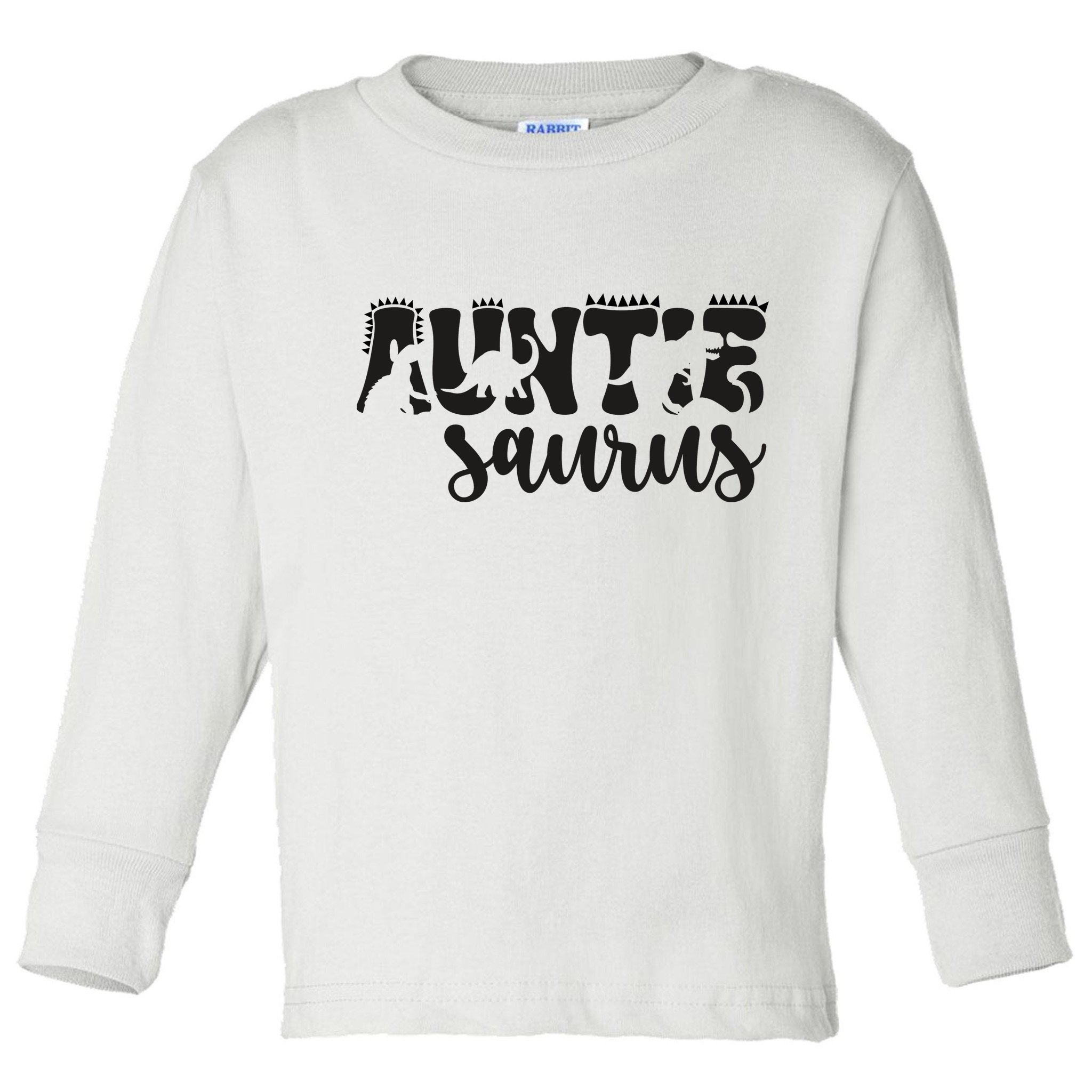 Auntie Saurus Toddler Long Sleeve Shirt