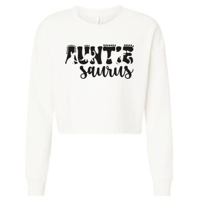 Auntie Saurus Cropped Pullover Crew