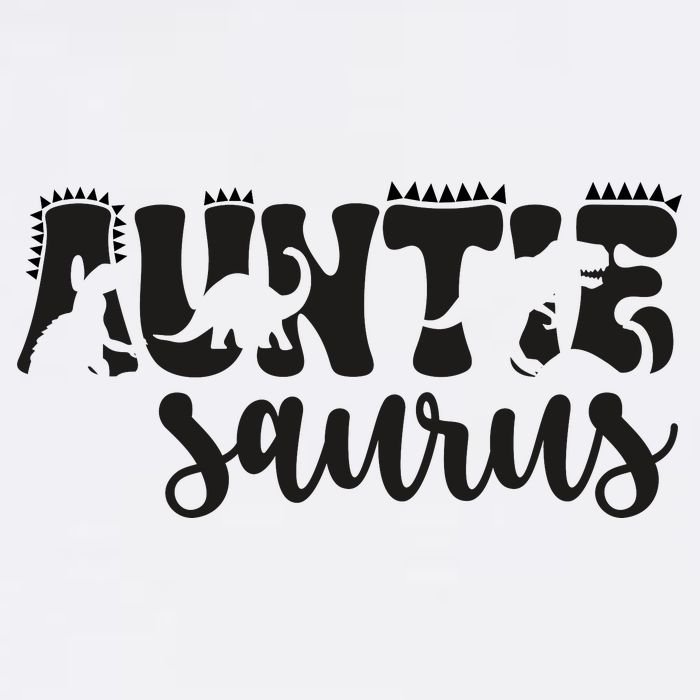 Auntie Saurus Short Acrylic Beanie