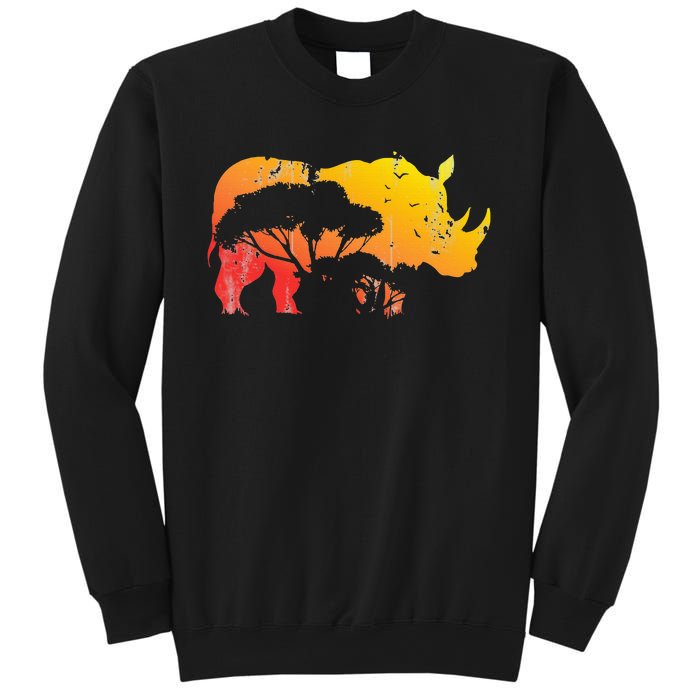 African Safari Animal Rhino Sweatshirt