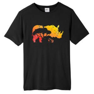 African Safari Animal Rhino Tall Fusion ChromaSoft Performance T-Shirt