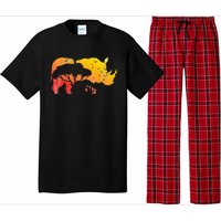 African Safari Animal Rhino Pajama Set