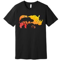 African Safari Animal Rhino Premium T-Shirt