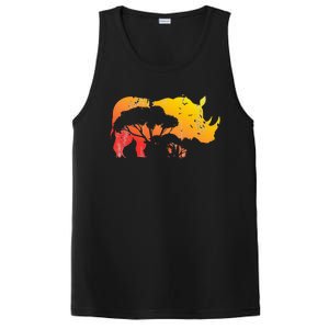 African Safari Animal Rhino PosiCharge Competitor Tank