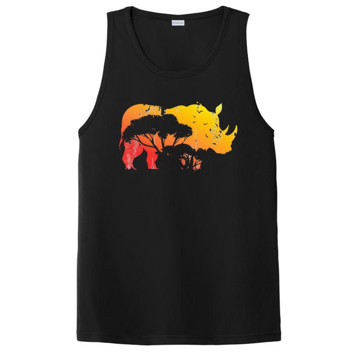 African Safari Animal Rhino PosiCharge Competitor Tank