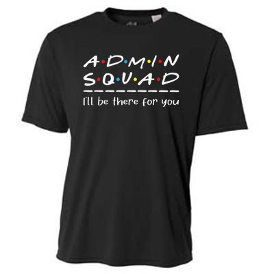 Admin Squad Administrative Assistant Office Secretary Cooling Performance Crew T-Shirt