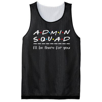 Admin Squad Administrative Assistant Office Secretary Mesh Reversible Basketball Jersey Tank