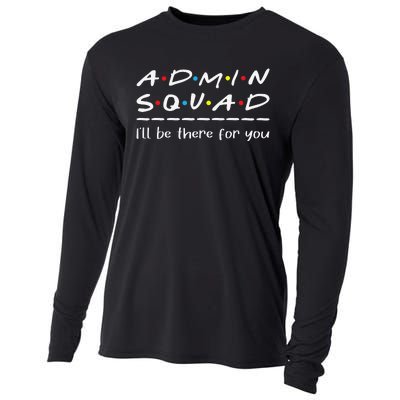 Admin Squad Administrative Assistant Office Secretary Cooling Performance Long Sleeve Crew