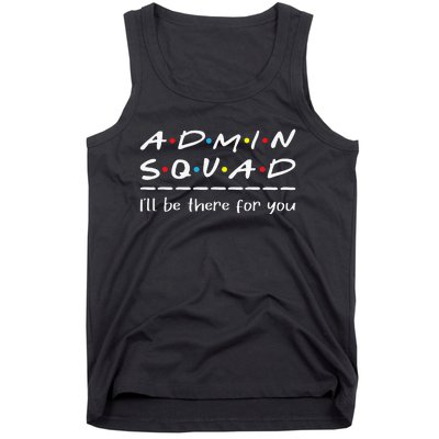 Admin Squad Administrative Assistant Office Secretary Tank Top