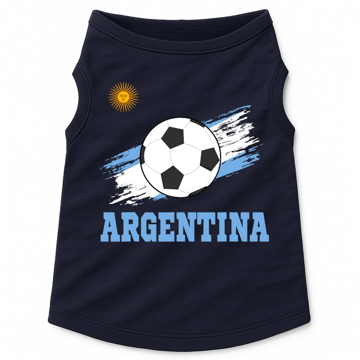 Argentine Soccer Argentinian Football Argentina Futbol Doggie Tank