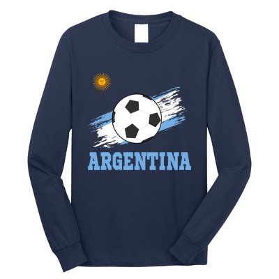 Argentine Soccer Argentinian Football Argentina Futbol Long Sleeve Shirt