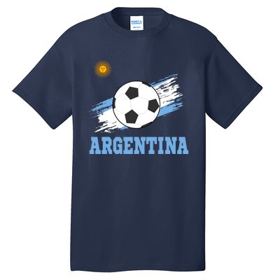 Argentine Soccer Argentinian Football Argentina Futbol Tall T-Shirt