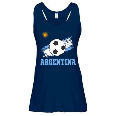 Argentine Soccer Argentinian Football Argentina Futbol Ladies Essential Flowy Tank