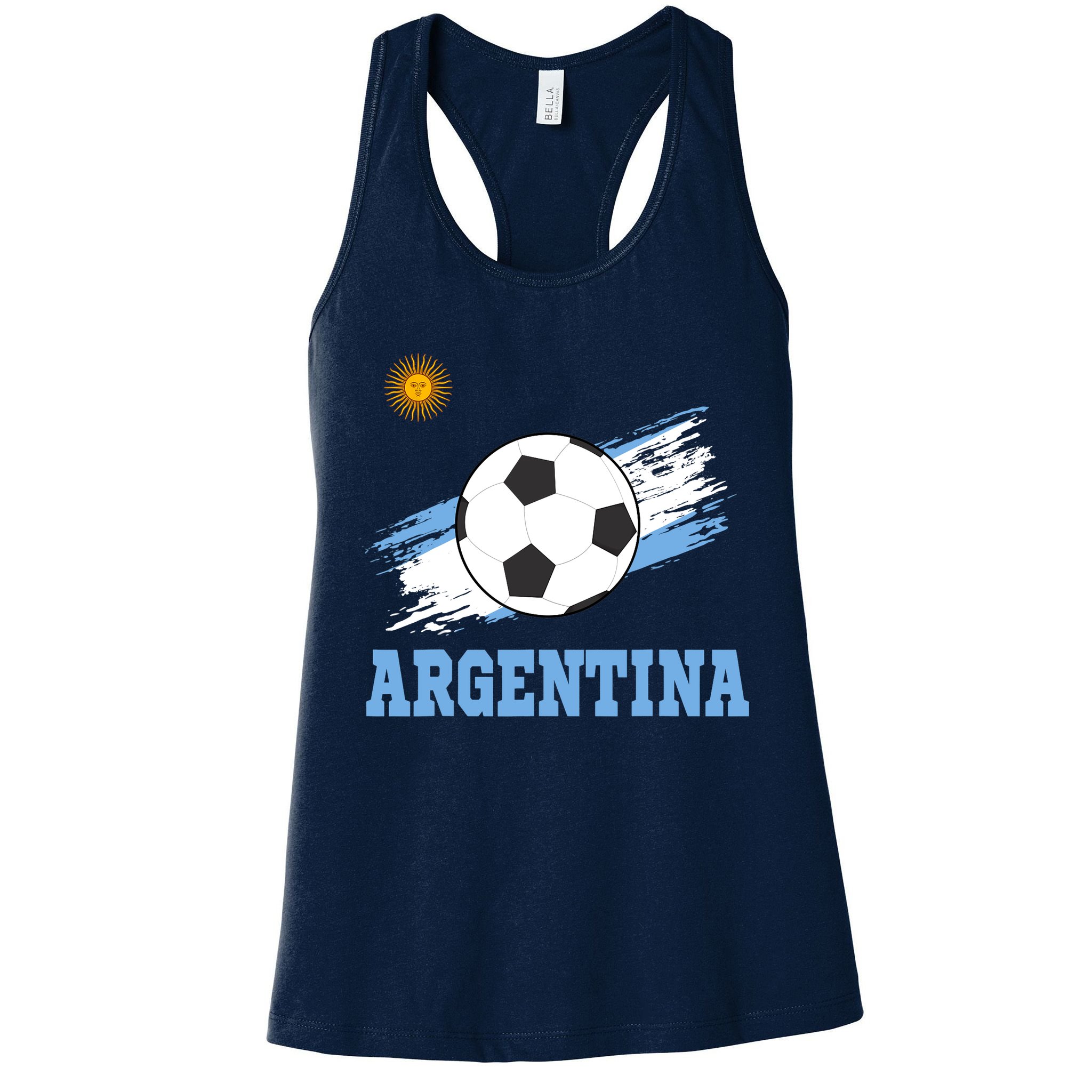 Argentine Soccer Argentinian Football Argentina Futbol Womens Tank Top
