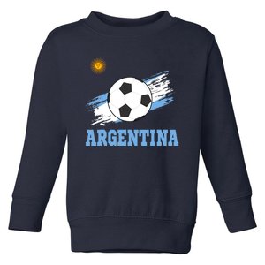 Argentine Soccer Argentinian Football Argentina Futbol Toddler Sweatshirt