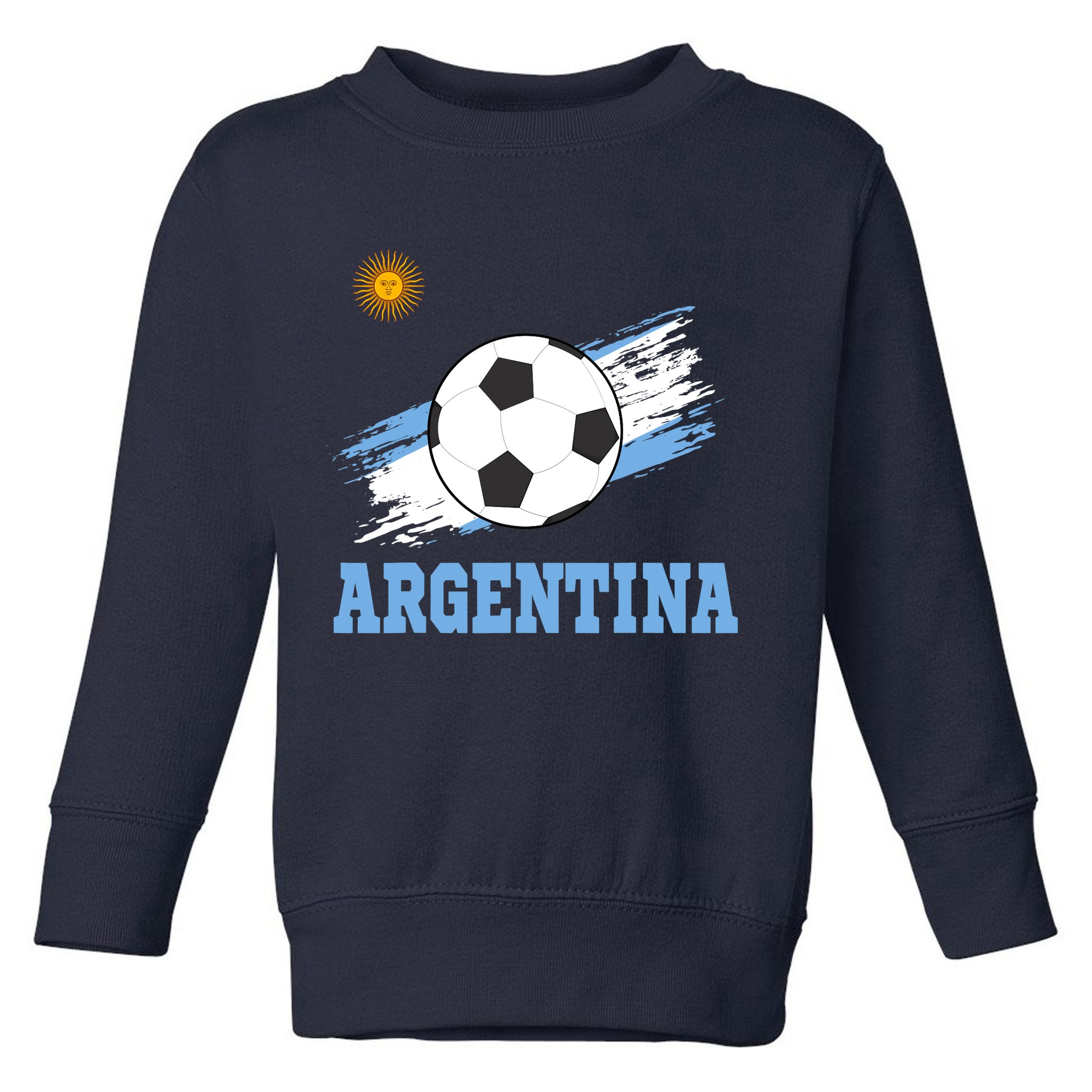 Argentine Soccer Argentinian Football Argentina Futbol Toddler Sweatshirt