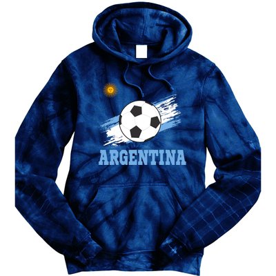 Argentine Soccer Argentinian Football Argentina Futbol Tie Dye Hoodie