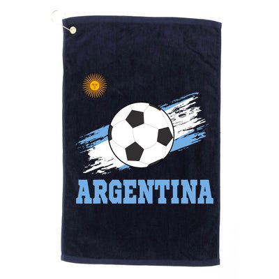 Argentine Soccer Argentinian Football Argentina Futbol Golf Towel