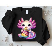 Axolotl Snaxolotl Anime Cute Kawaii Axolotl Sweatshirt
