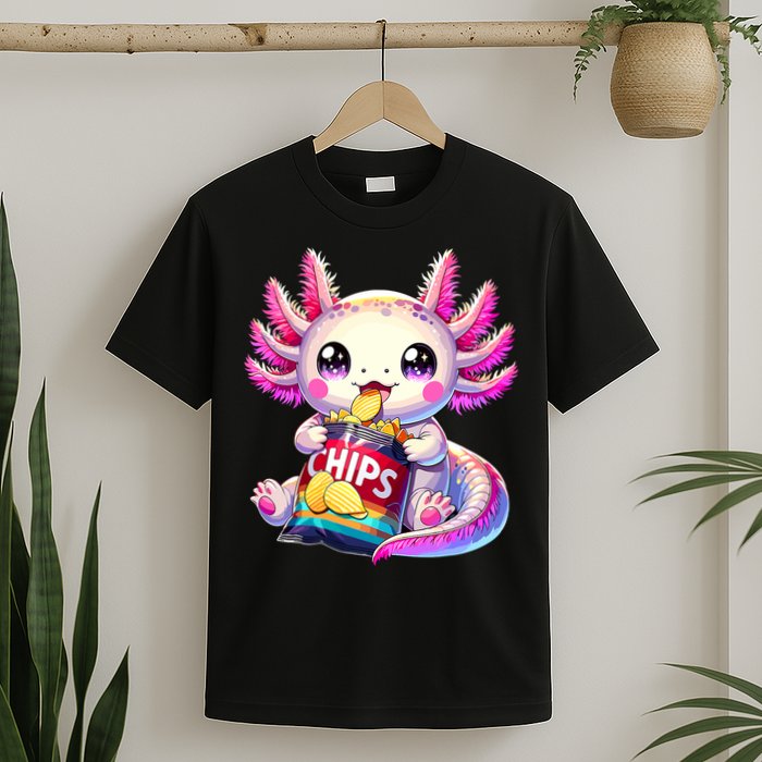 Axolotl Snaxolotl Anime Cute Kawaii Axolotl T-Shirt