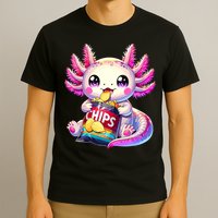 Axolotl Snaxolotl Anime Cute Kawaii Axolotl T-Shirt