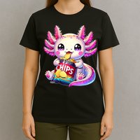Axolotl Snaxolotl Anime Cute Kawaii Axolotl T-Shirt