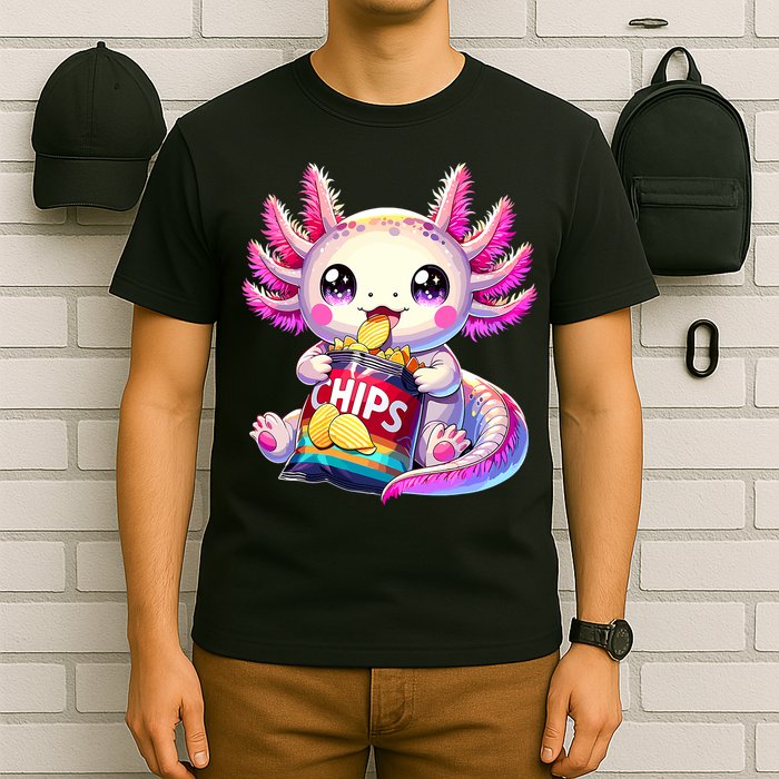 Axolotl Snaxolotl Anime Cute Kawaii Axolotl T-Shirt