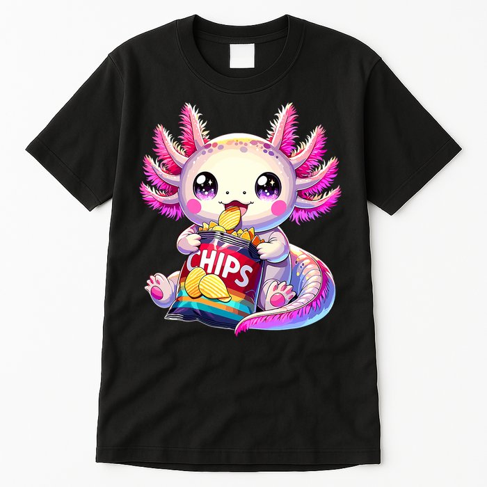 Axolotl Snaxolotl Anime Cute Kawaii Axolotl Tall T-Shirt
