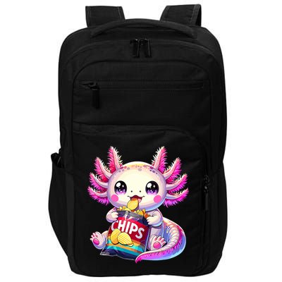 Axolotl Snaxolotl Anime Cute Kawaii Axolotl Impact Tech Backpack