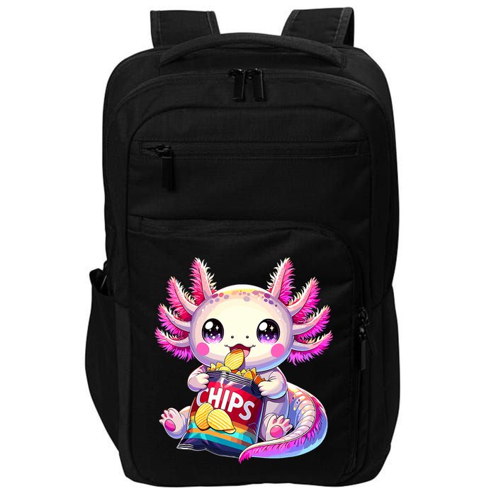 Axolotl Snaxolotl Anime Cute Kawaii Axolotl Impact Tech Backpack