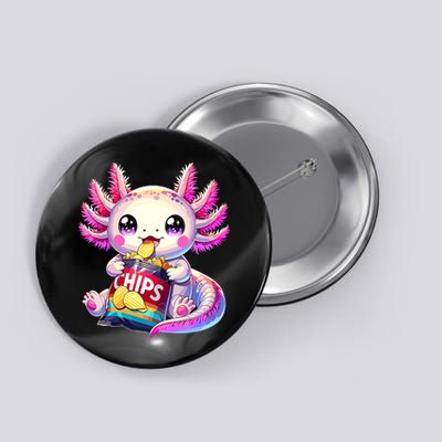 Axolotl Snaxolotl Anime Cute Kawaii Axolotl Button