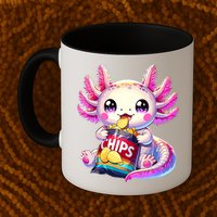 Axolotl Snaxolotl Anime Cute Kawaii Axolotl Mug